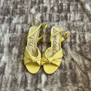 Sam Edelman Yellow Heels